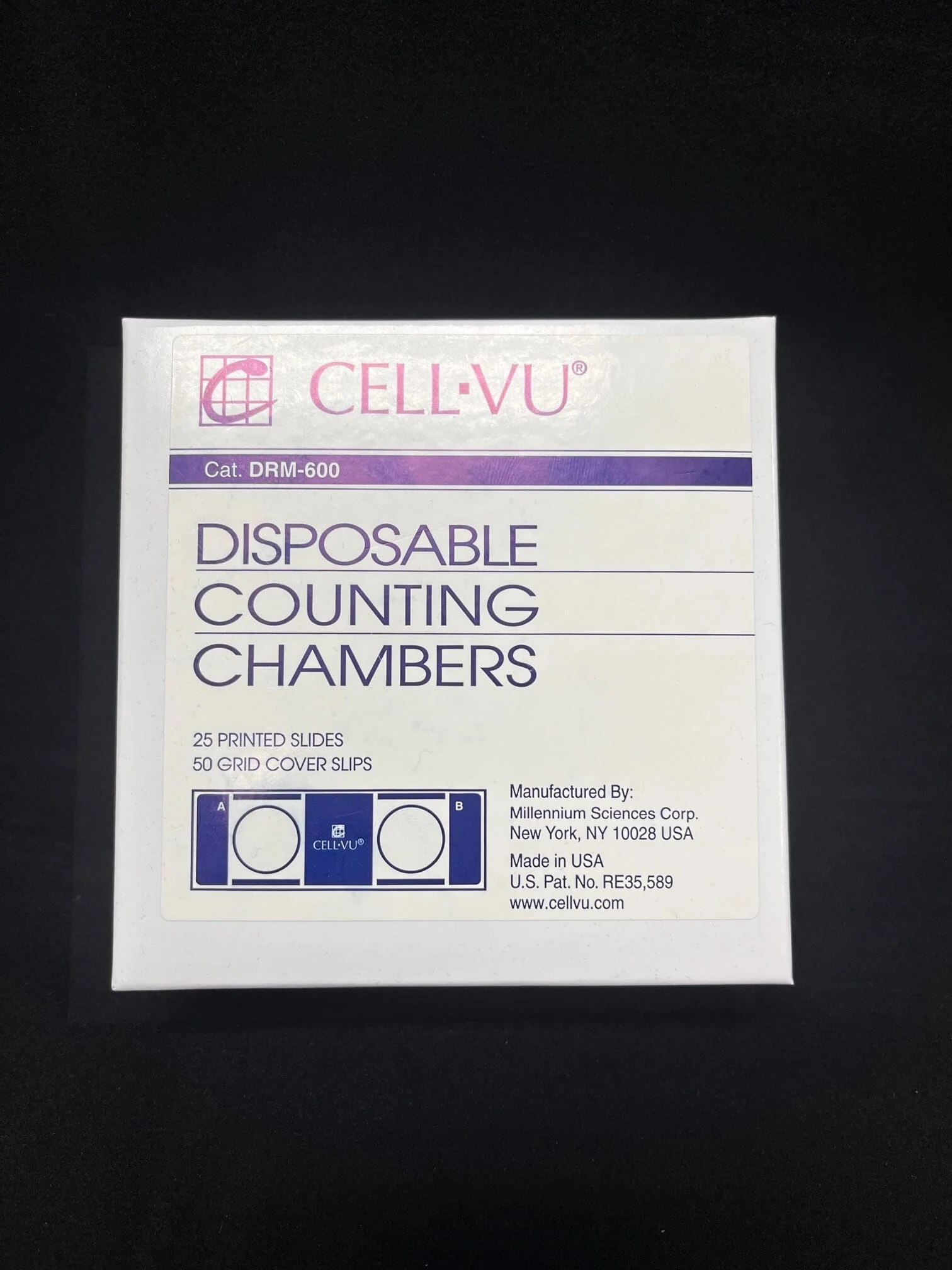 Cell-Vu Disposable Sperm Counting Chamber DRM-600 (50ct) - Image 3